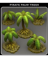 3D Printed Fantastic Plants and Rocks Pirates Palm Trees 28mm - 32mm D&amp;D - $22.08 CAD+