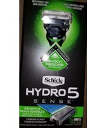 2 Schick Hydro 5 Sense 5-Blade Razor, Sensitive, 1 Handle/2 Cartridges (G7) - £12.58 GBP