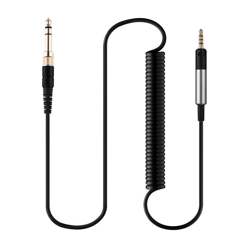 Coiled Spring Audio Cable For Ultrasone Signature DJ &amp; Performance Master  			