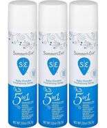 Pack of 3 Summer&#39;s Eve! Baby Powder 2oz Feminine Deodorant Spray - $239.20 MXN