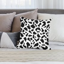 Mondxflaur Cow Pillow Case Covers for Sofas Polyester Decorative Home - £8.78 GBP+