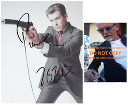Pierce Brosnan signed James Bond 8x10 photo COA Proof Autographed - £109.05 GBP