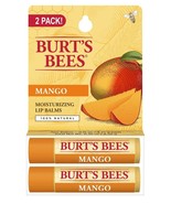 Burt&#39;s Bees 100% Natural Moisturizing Lip Balm, Mango Beeswax &amp; Fruit Ex... - $9.89