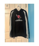 Arizona Cardinals NFL Team Logo Pullover Sweatshirt Black &amp; Gray Footbal... - $40.60 CAD