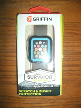 NEW Griffin Survivor Apple Watch Protection Tactical Case blue/black 42mm - £5.85 GBP