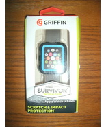 NEW Griffin Survivor Apple Watch Protection Tactical Case blue/black 42mm - $7.50