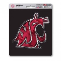4.5&quot; Washington State Cougars Ncaa College Logo Die Cut 3D Emblem Sticker Decal - £19.97 GBP