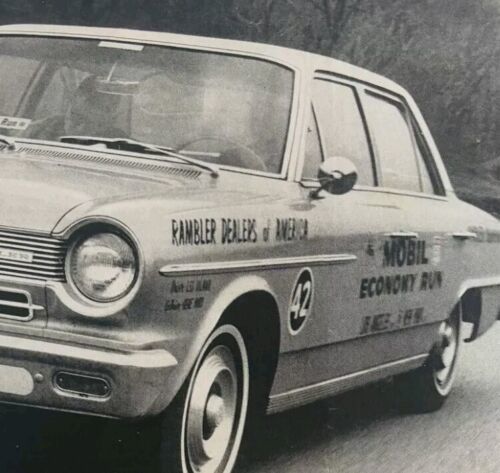 1964 Champion Spark Plugs Mobil Economy Run Advertisement Automobilia DW... - $29.99