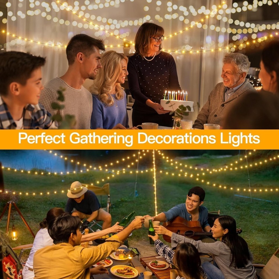 Outdoor & Indoor 1000 LED Christmas String Lights with Remote - 330 FT Warm Glow Item image 5