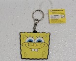 Spongebob Squarepants Head Rubber Keychain 2011 Viacom - £7.74 GBP