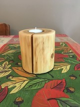 Cedar Wood Tea Light Candle Holders - $8.00