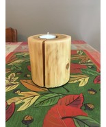 Cedar Wood Tea Light Candle Holders - £6.29 GBP