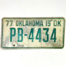 1977 United States Oklahoma Pittsburg County Passenger License Plate PB-... - $18.80