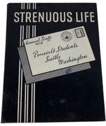 ROOSEVELT HIGH SCHOOL 1939 YEARBOOK Seattle Washington WA RHS Strenuous ... - £42.72 GBP