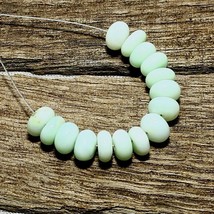 15pcs Natural Opal Smooth Rondelle Beads Loose Gemstone Size 6mm  Weight... - £3.87 GBP