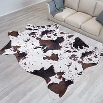 Fixseed Cow Hide Print Rug For Western Home Decor, 4 X 5 Ft. Cute Non Slip - £41.55 GBP