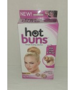 HOT BUNS Elegant Hair Bun Maker - Light Hair - - 2 Pc Set  - £2.32 GBP