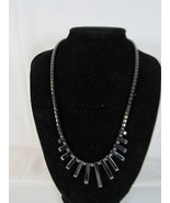 Vintage Hemetite Necklace Choker - $19.19 CAD