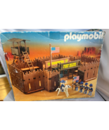 Vintage 1987 Playmobil 3773 Fort Bravo Set Almost Complete in Original Box - £94.66 GBP