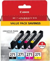 The Canon Cli-271 Bk/Cmy 4 Color Value Pack Is Compatible With The, And ... - £50.29 GBP