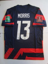 Jordan Morris #13 USA USMNT 2022 World Cup Qualifiers Stadium Away Soccer Jersey - £70.29 GBP