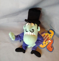 Snidely Whiplash Rocky and Bullwinkle Plush CVS Exclusive 10 in. 2000 with Tag - £8.52 GBP