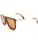 Celine CL 40015I 69M Bordeaux Gold / Brown Polar Sunglasses CL40015I 69M... - $284.05