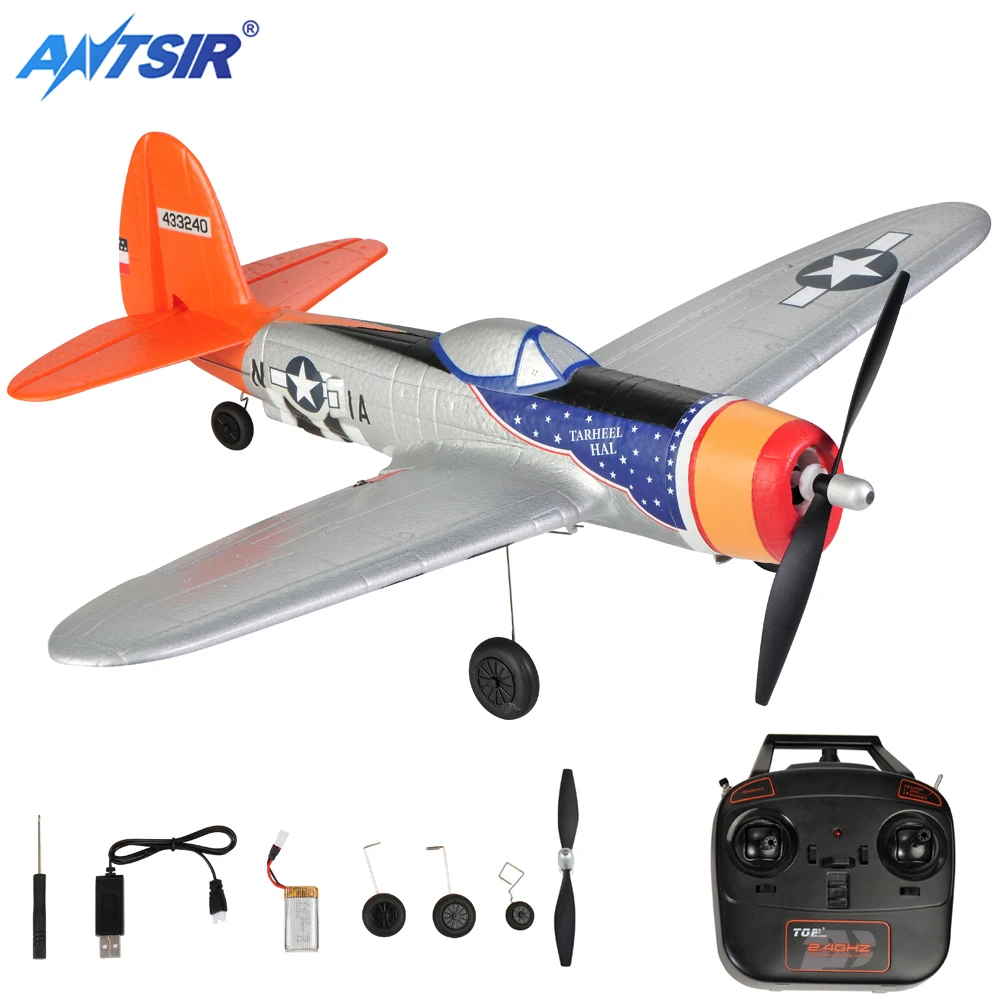 P47 Thunderbolt RC Fighter 2.4G 4CH 6-Axis EPP 402mm Wingspan P47 RC Aircraft - £108.46 GBP+