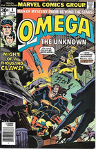 Omega The Unknown Comic Book #4, Marvel Comics 1976 VERY FINE - £4.33 GBP