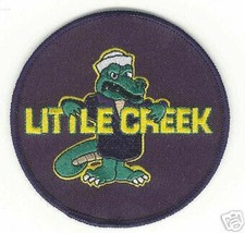 Little Creek Naval Base Virginia Navy Alligator 4&quot; Patch - £22.79 GBP