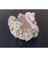 Vintage Lefton 1950s Porcelain Hand Pained Swan - $30.00