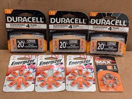 55 NEW Duracell/Engergizer 1.45V Hearing Aid Battery, Size 13 - $21.24