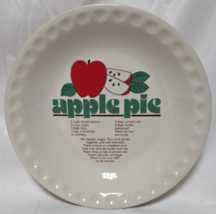 Vintage Apple Pie Recipe Pie Plate 10 inch No Chips or Cracks Excellent ... - €17,89 EUR Vintage Apple Pie Recipe Pie Plate 10 inch No Chips or Cracks Excellent ... - €17,89 EUR