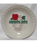 Vintage Apple Pie Recipe Pie Plate 10 inch No Chips or Cracks Excellent ... - €17,89 EUR Vintage Apple Pie Recipe Pie Plate 10 inch No Chips or Cracks Excellent ... - €17,89 EUR