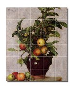 Henri Fantinatour Fruit Vegetables Painting Ceramic Tile Mural BTZ03224 - $410.31 CAD+