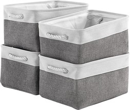 Foldable Storage Boxes Cubes Sacyic Storage Basket Fabric Sturdy Canvas Storage - £35.95 GBP