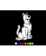 SCOOBY DOO SITTING Vinyl Decal Car Wall Truck Window Sticker CHOOSE SIZE... - $3.42+