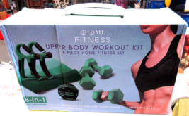 LOMI Green Upper Body 8-In-1 Fitness Core Cardio Gym Workout Kit 8 Piece - £31.92 GBP