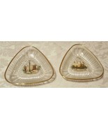 Vintage Pressed Glass Trinket Dishes - Set of Two - London Scenes - ORIG... - $555.34 MXN