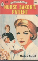 Norrell, Marjorie - Nurse Saxon&#39;s Patient - Harlequin Romance - # 819 - £3.92 GBP