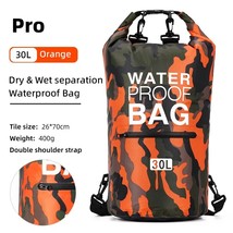 30L 20L 15L Waterproof Dry Bags Backpack With Wet Separation Pocket For Trek Kay - £91.01 GBP