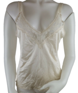 Vtg Maidenform Camisole Womens 34 Something Special Lace Trim ILGWU Antr... - $18.22