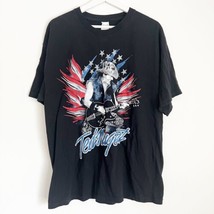 Ted Nugent Concert Tour Tshirt 2014 Black 2 Sided XL Guitar Rock Music USA - £25.91 GBP
