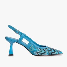 The Napoli Blue Leather Slingback Women Sandal image 9