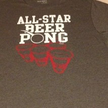 Old Navy Men&#39;s Shirt All Star Beer Pong T-Shirt 100% Cotton Size Large - $9.90