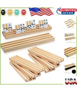 Professional Quality Wooden Domino Racks for Mexican Train &amp; Chickenfoot... - $959.90 MXN