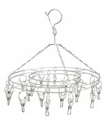 BUY 1 GET 1 FREE HANGING 12 IN ROUND DISPLAY RACK W 16 METAL CLIPS cloth... - €23,32 EUR