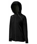 NEW Mizuno Osaka Hoodie Women Hooded Fleece Sweatshirt Jacket BLACK U-Pi... - £11.17 GBP