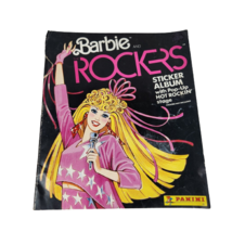 VINTAGE 1986 PANINI BARBIE AND THE ROCKERS STICKER ALBUM BOOK W/ SOME ST... - £22.78 GBP