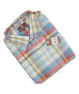 NEW $195 Hickey Freeman Button Front Shirt!  Large  Handsome Multi Color... - £54.72 GBP
